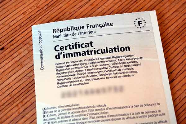Démarche de carte grise en ligne